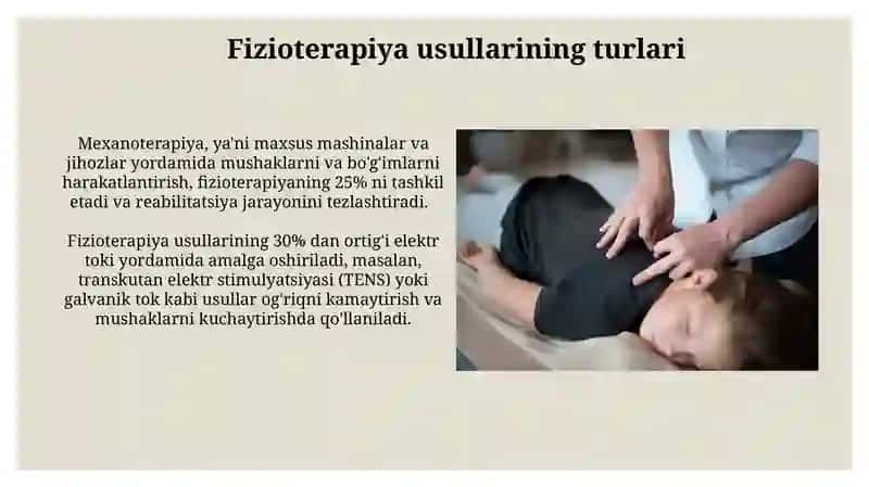Fizoterapiya muolaja turlari 3