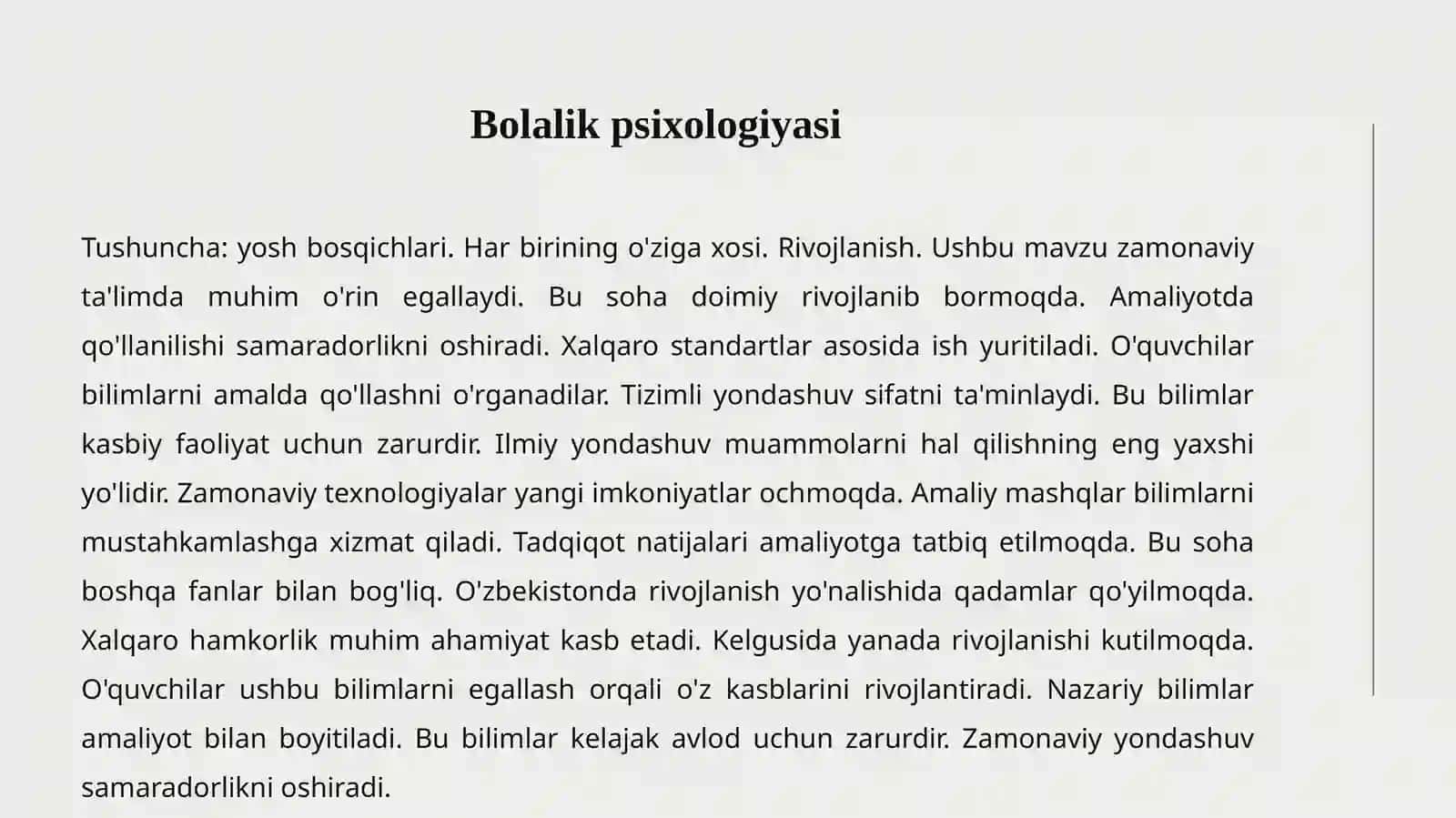 YOSH DAVRLARI PSIXOLOGIYASI 3