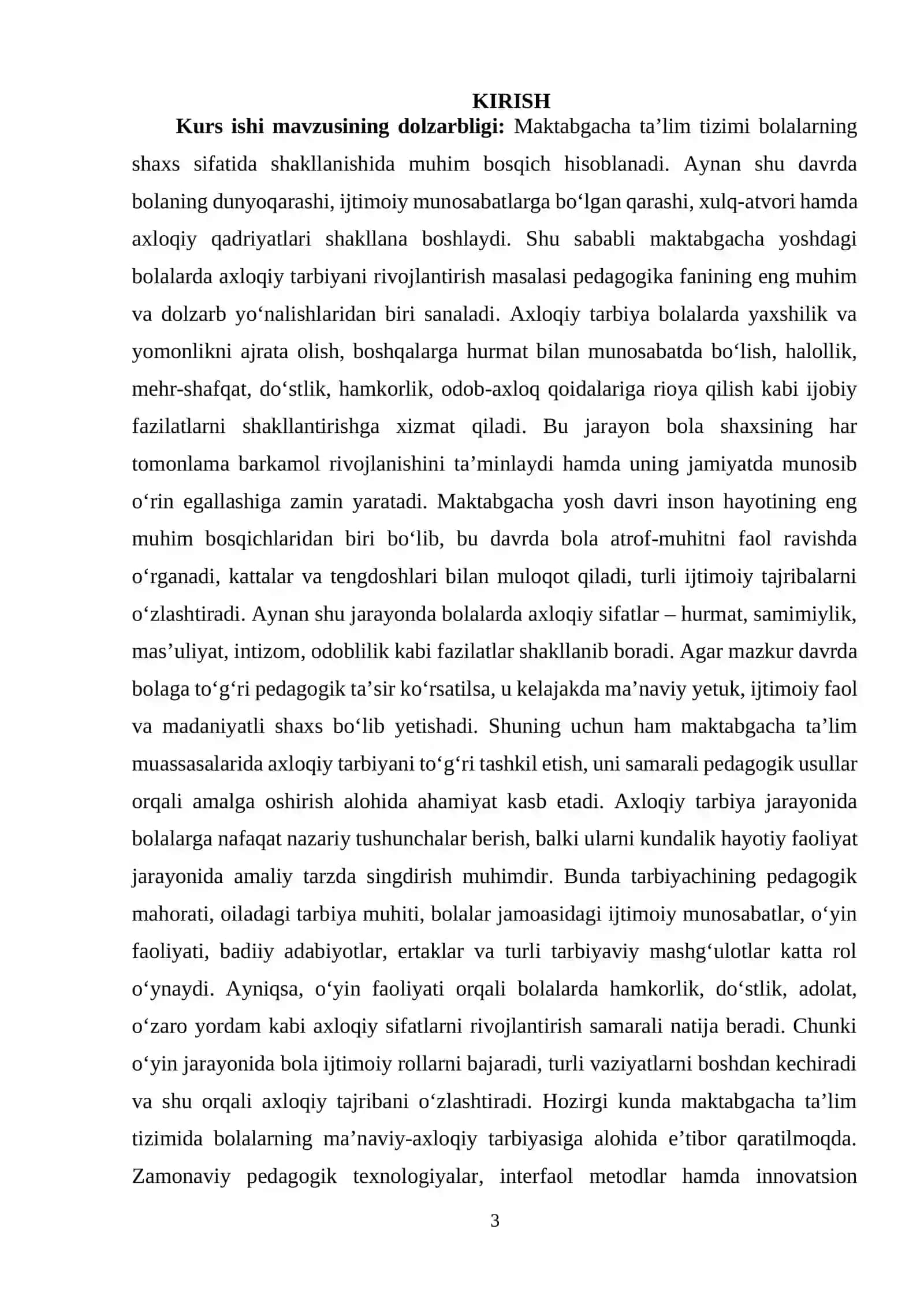 Maktabgacha yoshdagi bolalarda axloqiy tarbiyani rivojlantirish yoʻllari 3