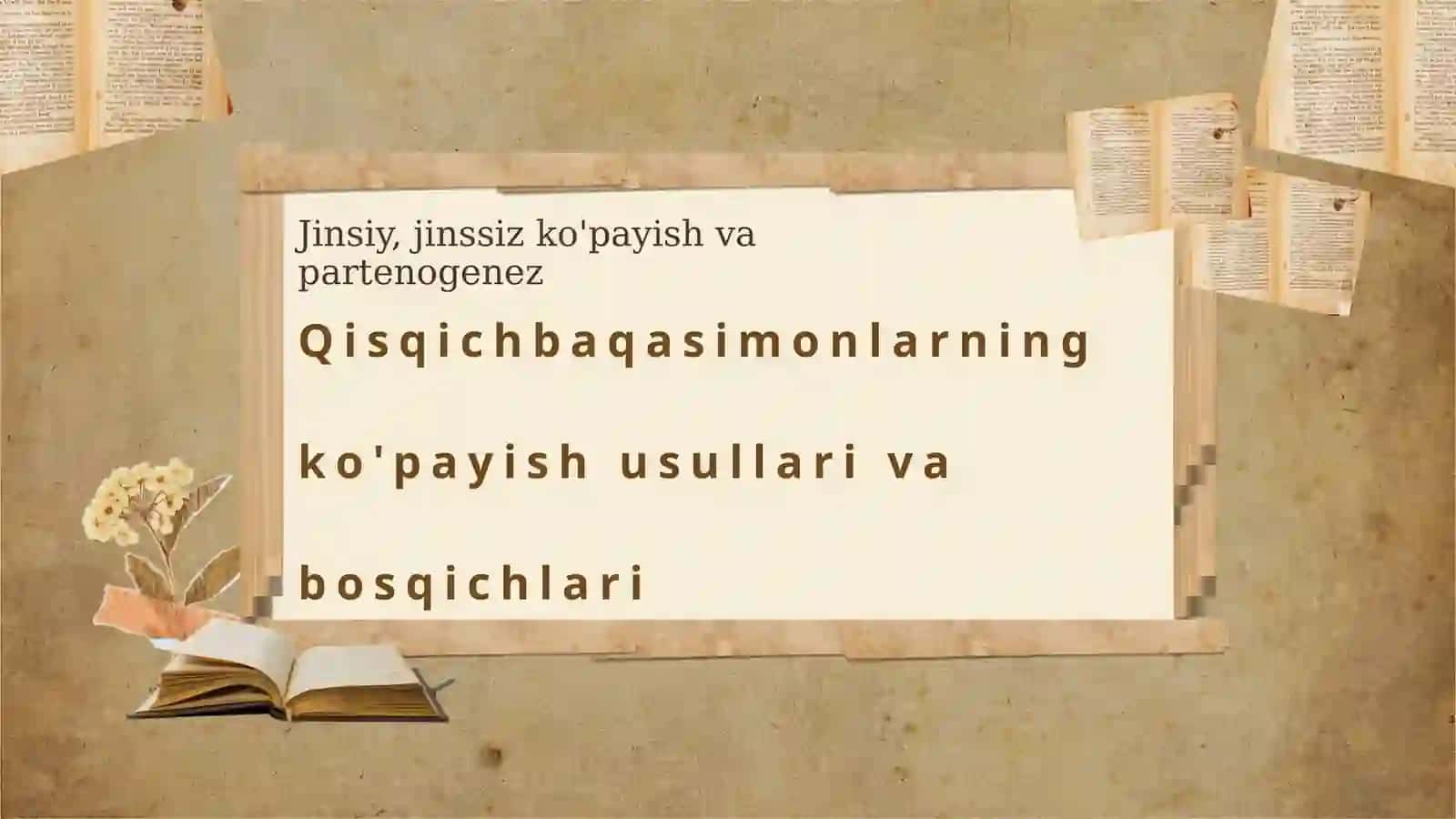 Qisqichbaqasimonlar ko'payishi va rivojlanishi 3