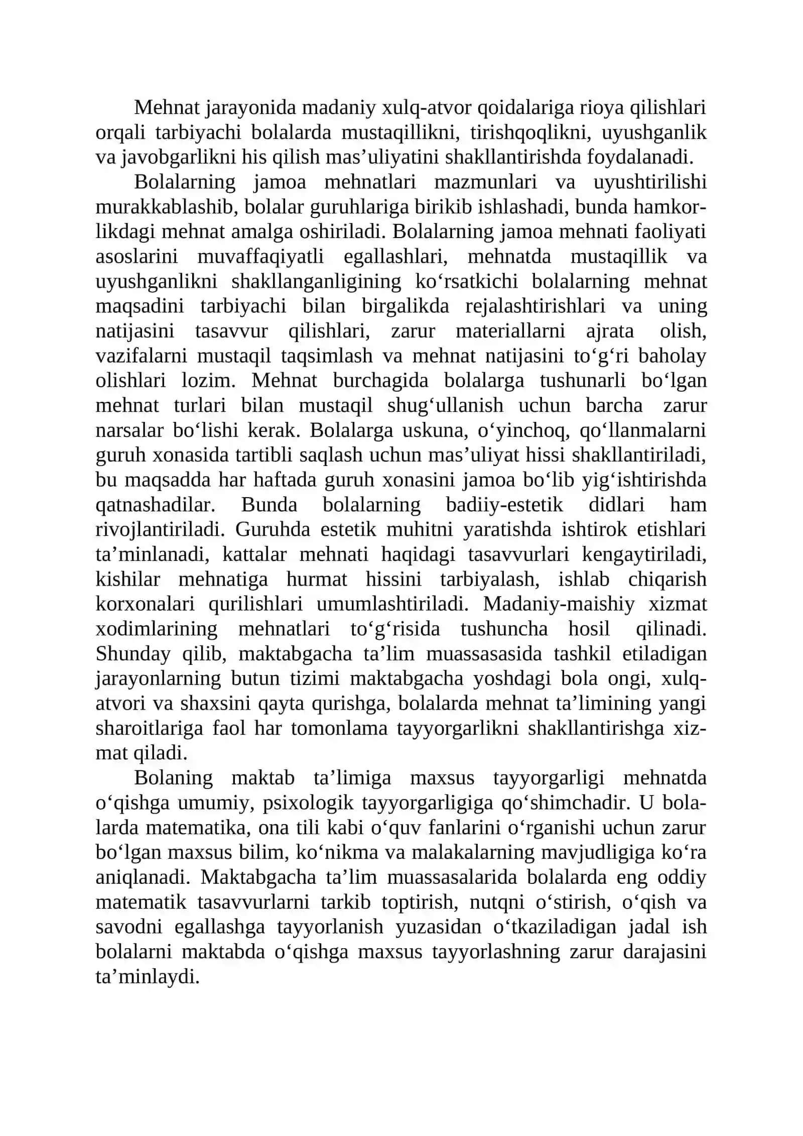 MAKTABGACHA TA’LIM TASHKILOTLARI VA MAKTAB HAMKORLIGI 3