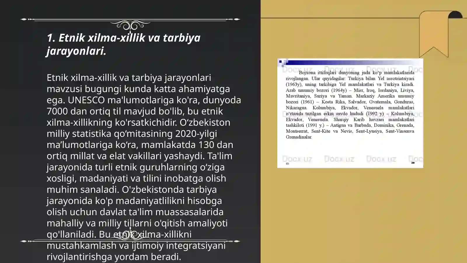 Jahonning rivojlangan mamlakatlarida tarbiyaviy jarayonlarning etnik xususiyatlari 3