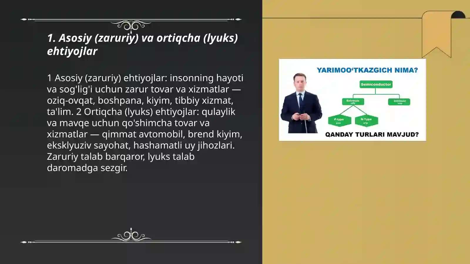 Iqsidodi e'htiyoj turlari 3