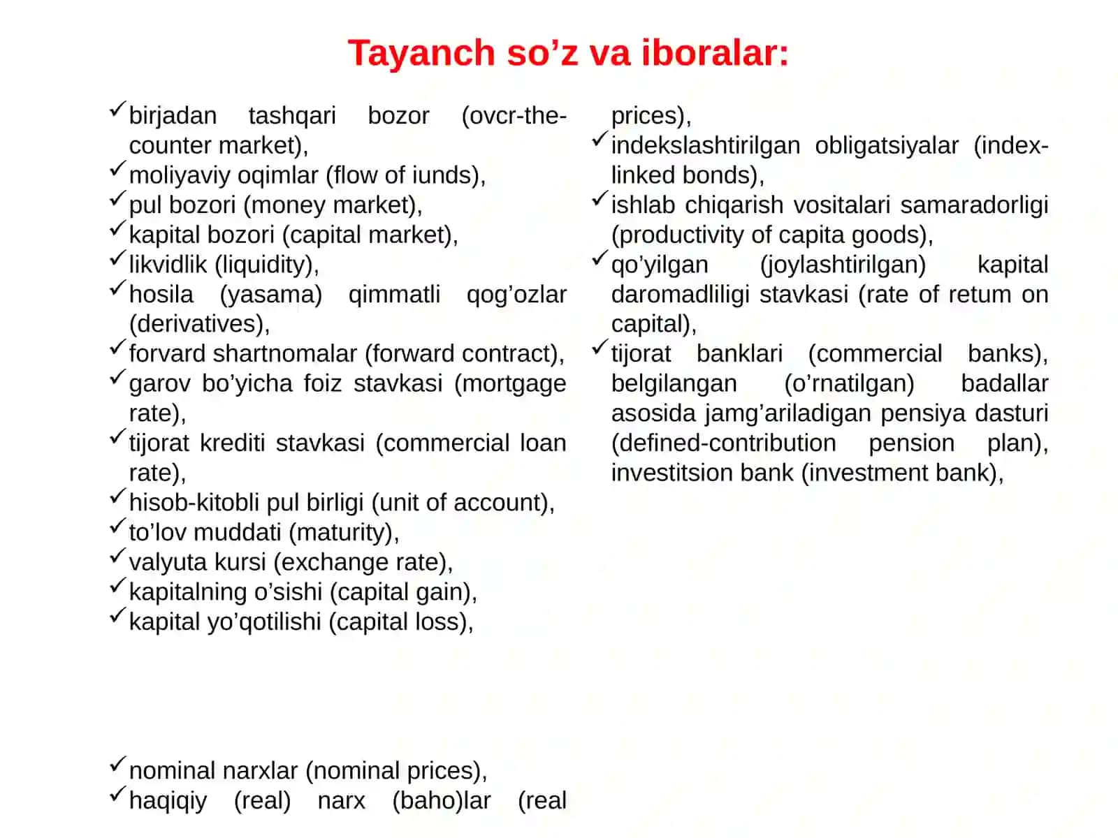 Biznesda moliyaviy qarorlarni qabul qilish asoslari 3