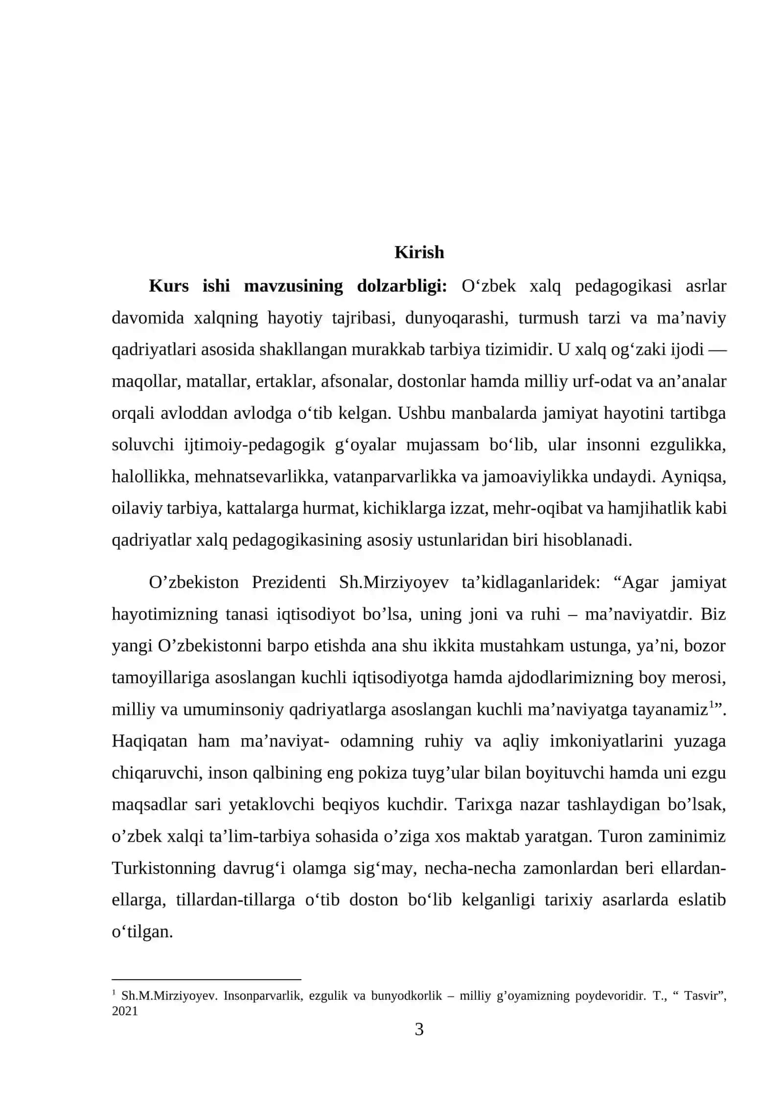 Oʻzbek xalq pedagogikasi va islom taʼlimotida ijtimoiy pedagogik gʻoyalar 3