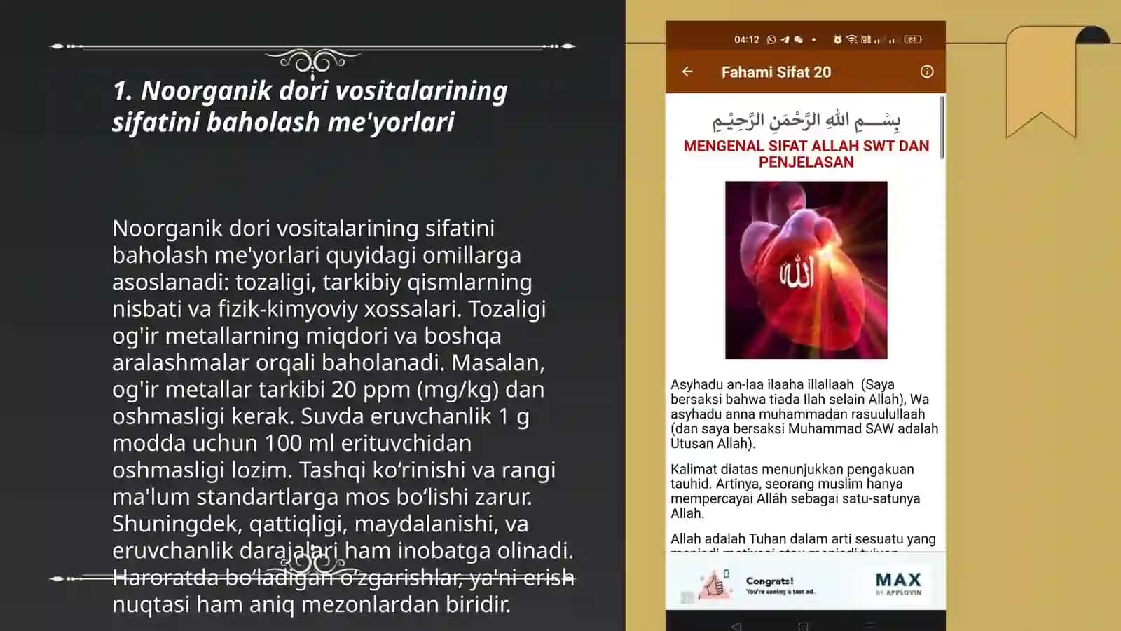Farmatsevtik tahlilning noorganik dori vositalarining sifatini nazorat qilishdagi ahamiyati 3