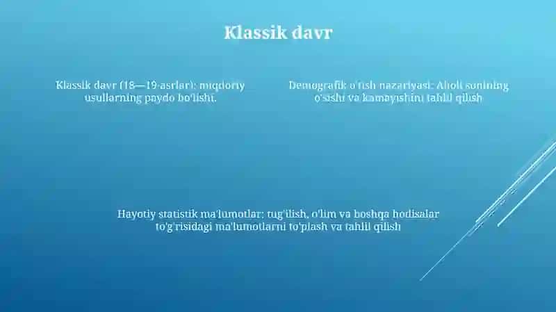 Demografik Tadqiqotlar Rivojlanishi Tarixi 3