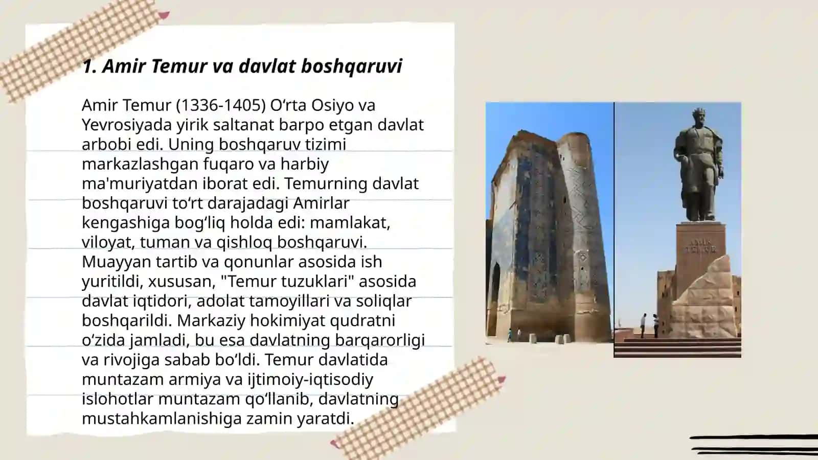 Amir Temur buyuk davlat arbobi 3
