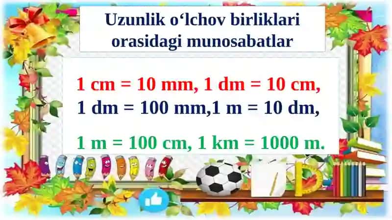 MATEMATIKA FANIDAN KO'RGAZMALAR 3