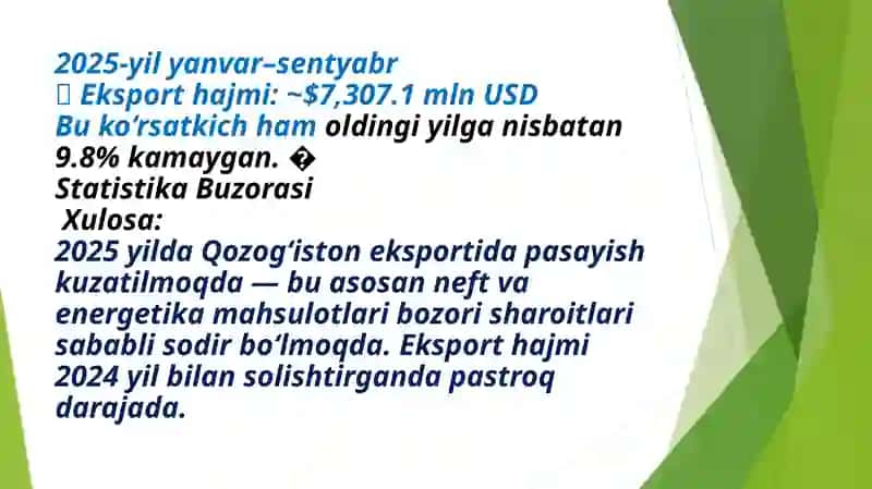 Qozog'iston Respublikasi iqtisodiy tahlili 3