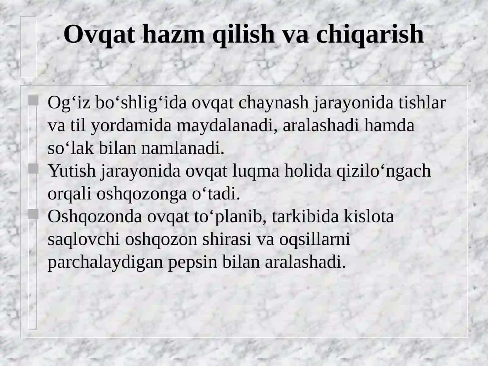 Oshqozon-ichak trakti patologiyalari 3