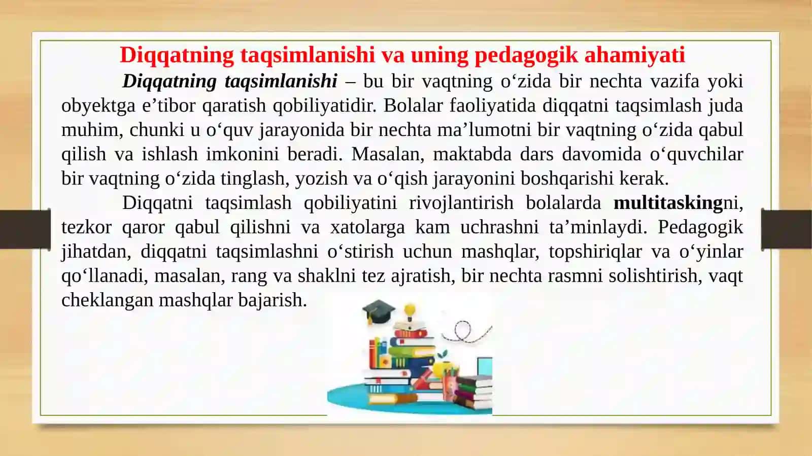 taqdimotShare Diqqatning taqsimlanishi, kuzatuvchanlik, muayyan obyektni tez anglay olish, ani.pptx 3