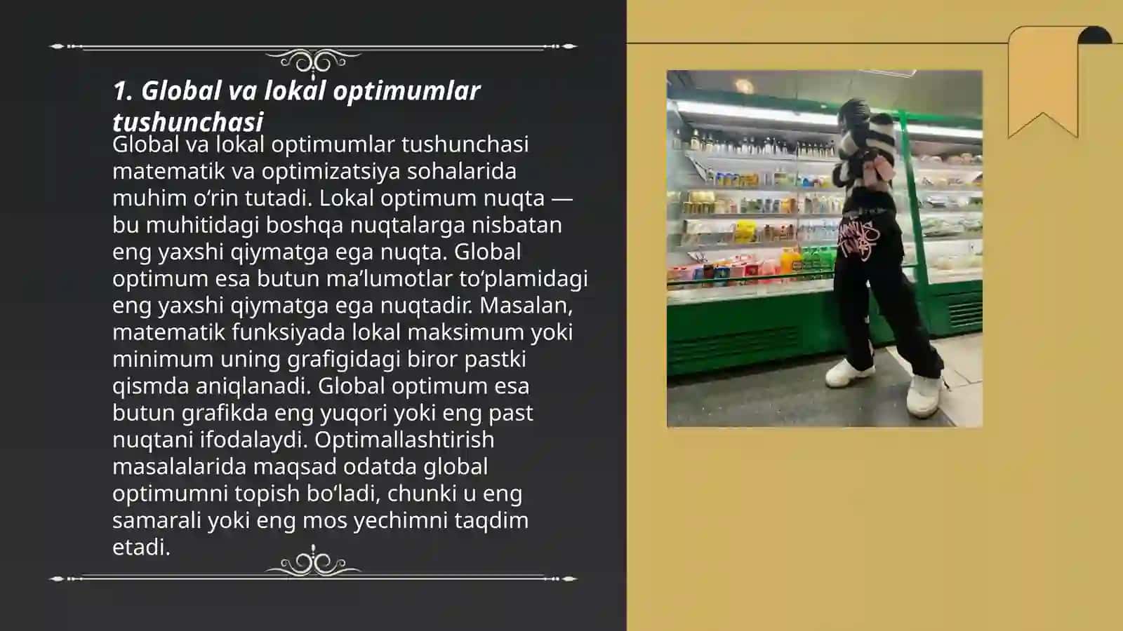 Global va lokal optimumlar 3