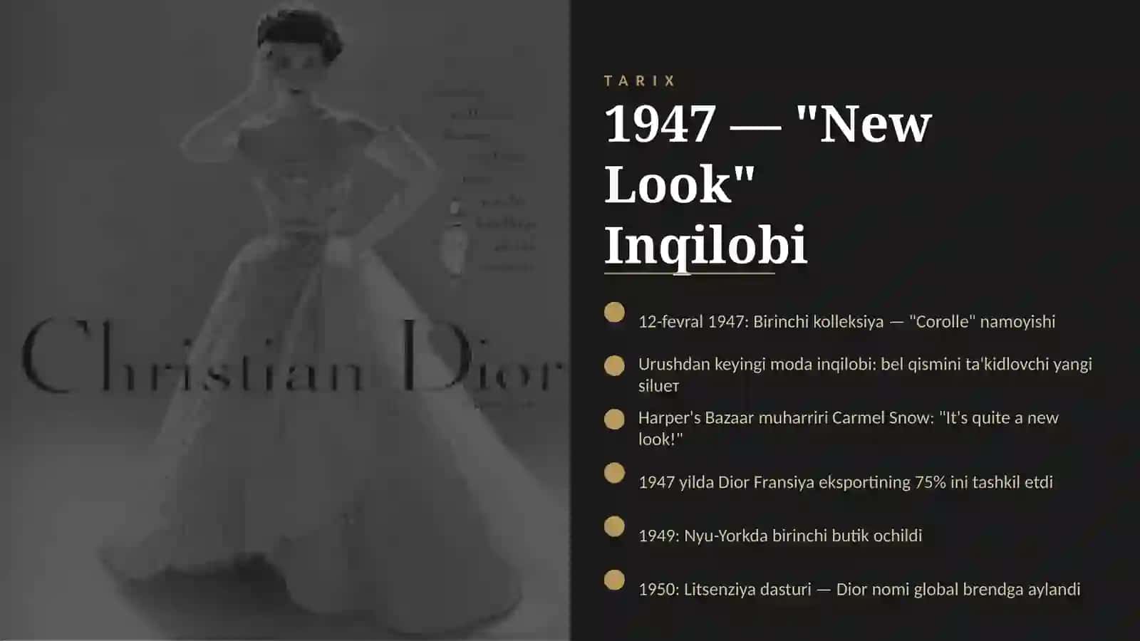 Dior kompaniyasi uchun taqdimot 3