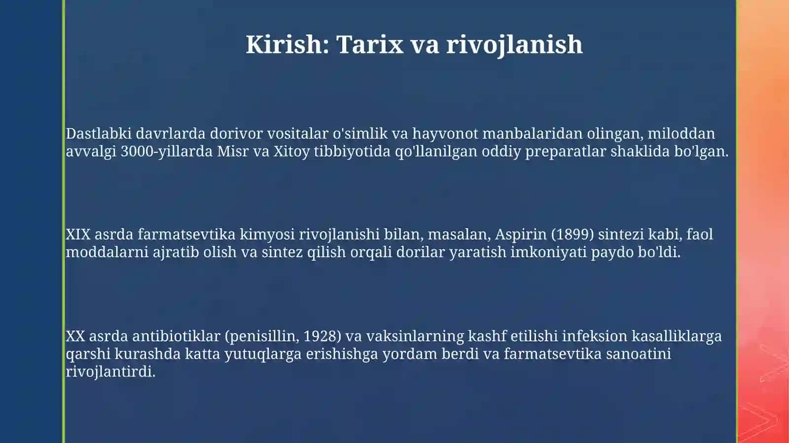 Tibbiy va kosmetologik amaliyotda qoʻllaniladigan dori vositalari 3