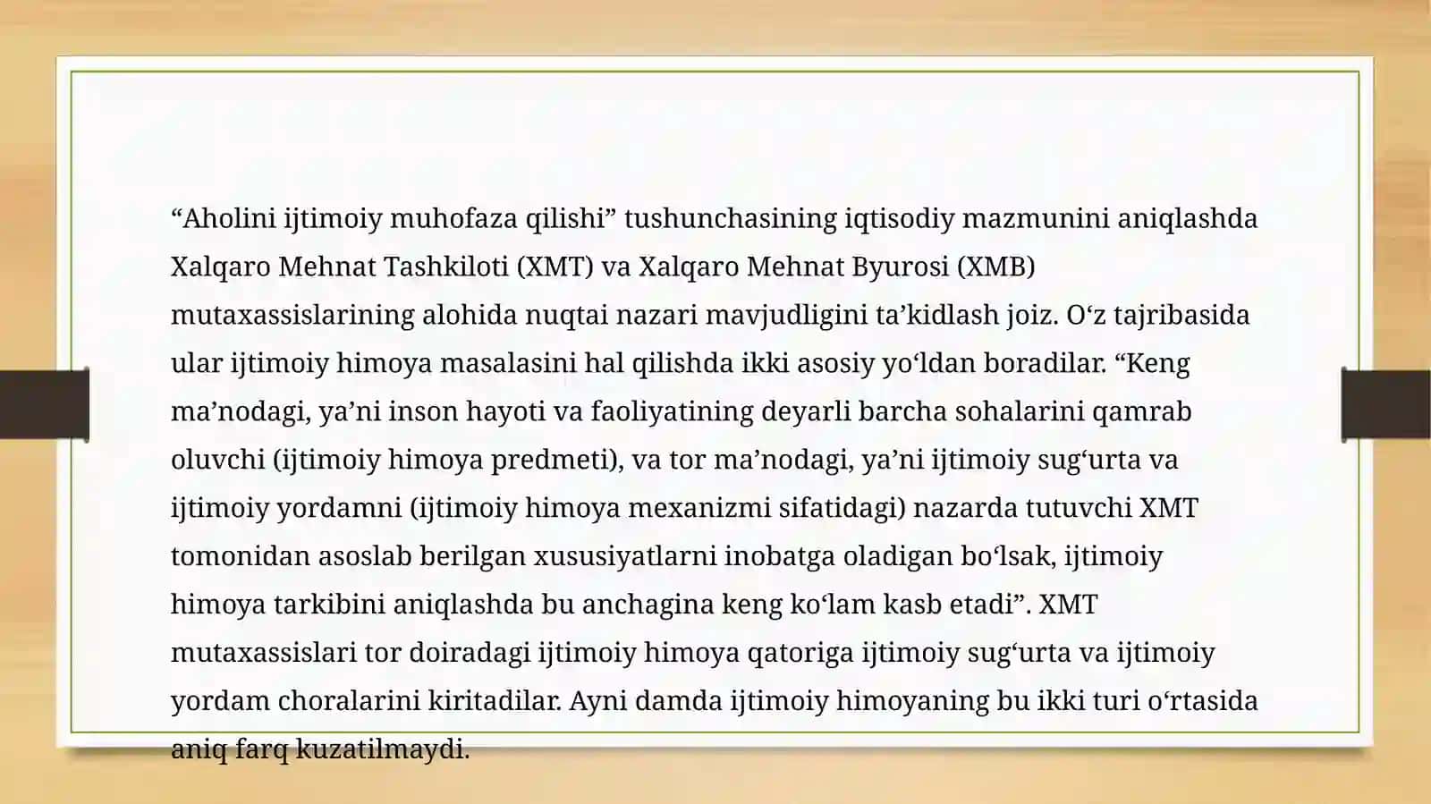 Inson resurslarini ijtimoiy muhofaza qilish 3