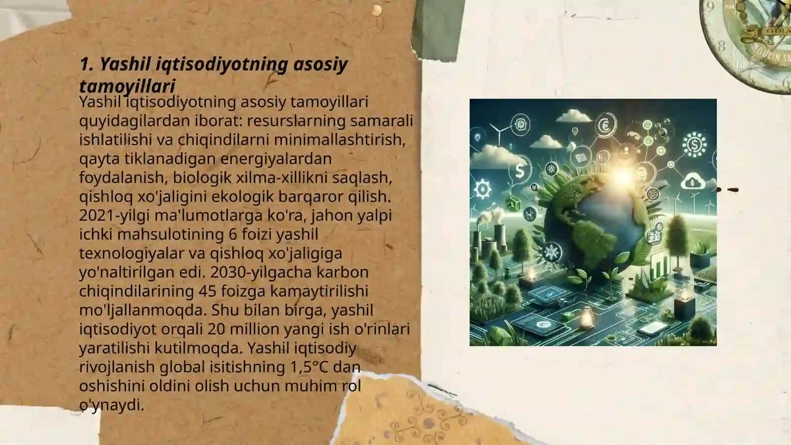 Yashil iqtisodiyotga o'tish siyosati dastaklari 3