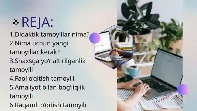 O’qitishning didaktik tamoyillarini yaratish g’oyalari. 3