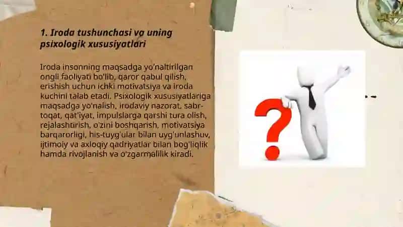 Shaxs va uning irodaviy sohasi 3
