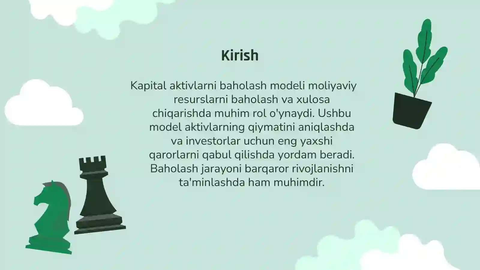 Kapital aktivlarni baholash modeli 3