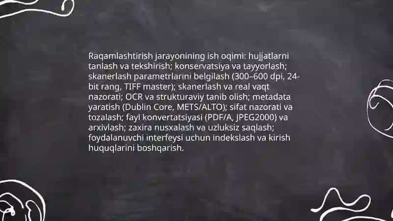Kutubxona fondlarini raqamlashtirish tehnalogiyalari va vositalari 3