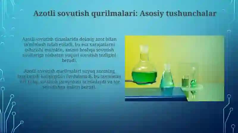 Biologik faol moddalarning olinish manbalari va usullari (azotli refrijeratodar apparati) 3