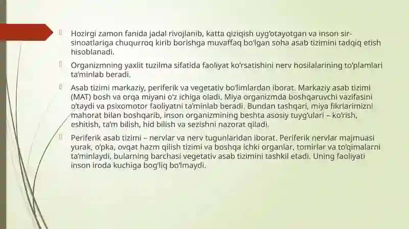 Xulq-atvoring psixofiziologik asosi 3