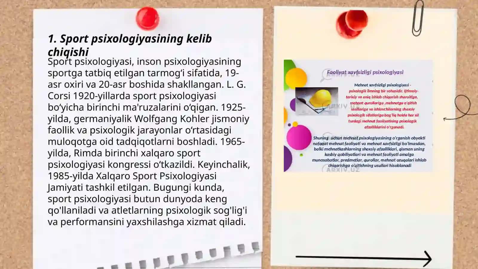 Sport psixologiyasi fani tarixi 3