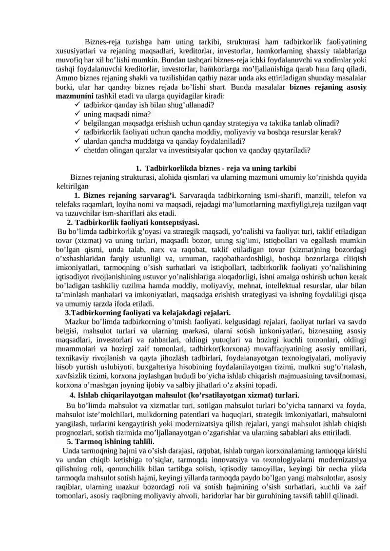 Biznes strategiyasi va taktikasi 3