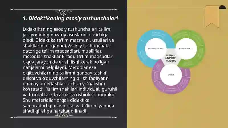 Didaktika pedagogik ta'lim nazariyasi sifatida 3