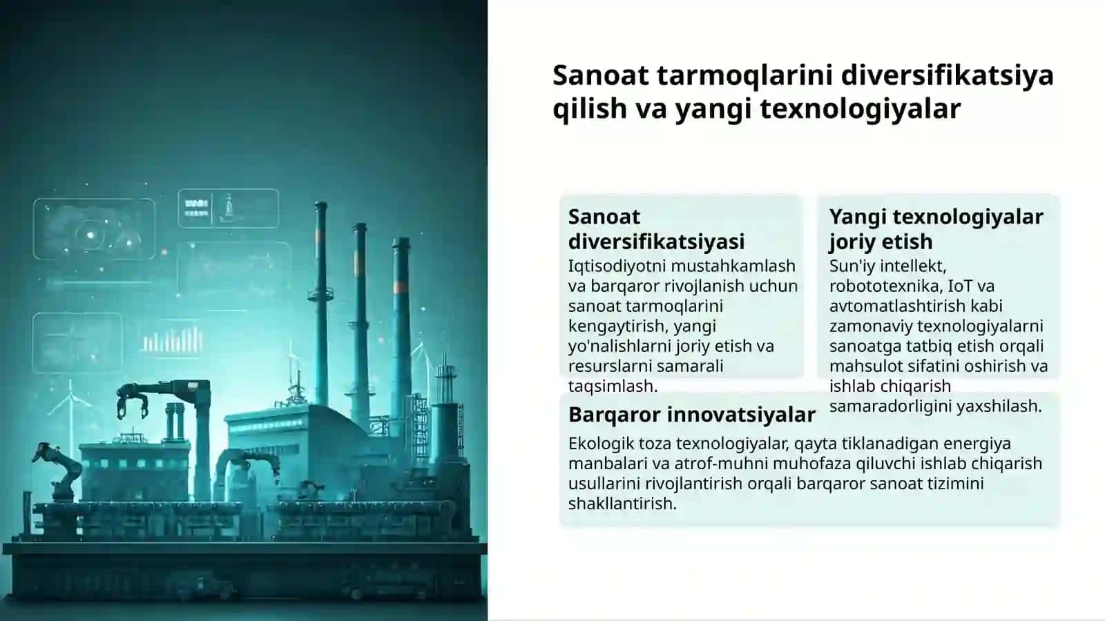 O‘zbekiston: Ijtimoiy-iqtisodiy taraqqiyot 3