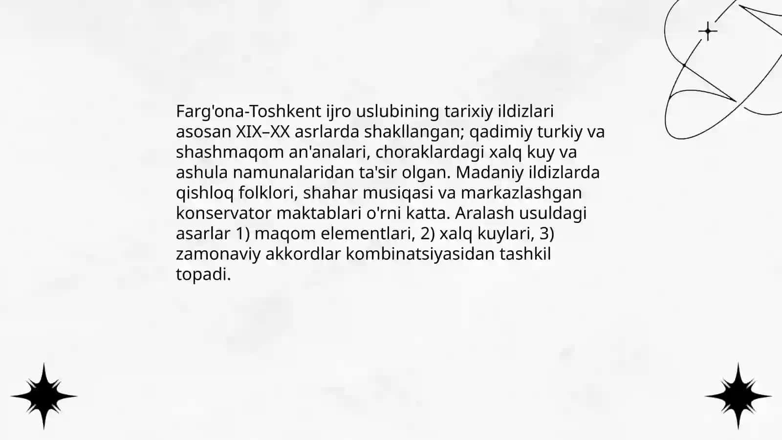 Farg'ona-Toshkent ijro uslubi 3