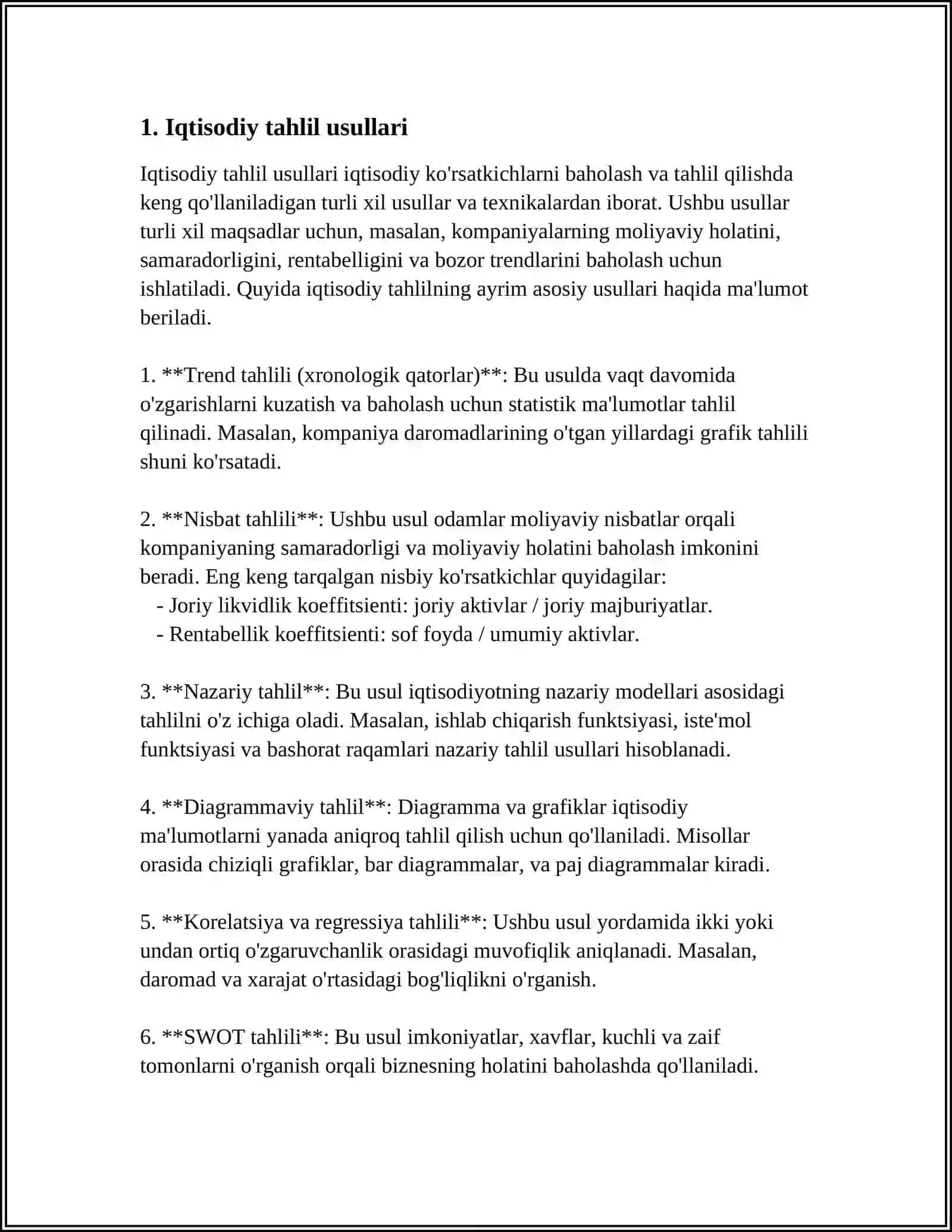 IQTISODIY HODISA VA JARAYONLARNI ORGANISH USULLARI 3