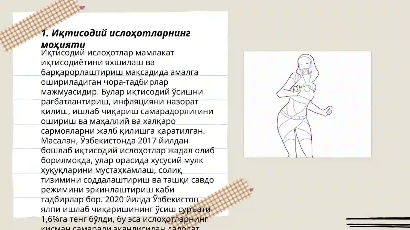 Иқтисодий ислоҳотлар, хусусий мулкчиликнинг шаклланиши. Ўзбекистонда бозор муносабатларининг ривожланиши 3