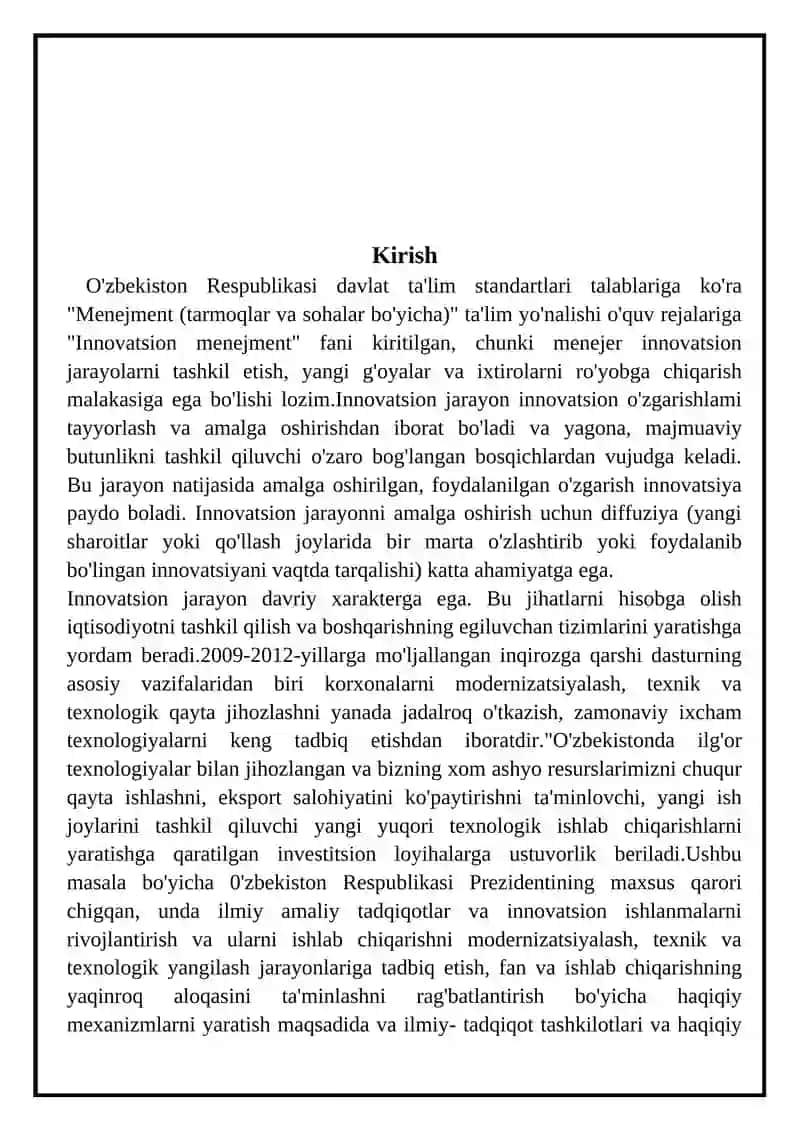 Innovatsion faoliyatni tashkil etish 3