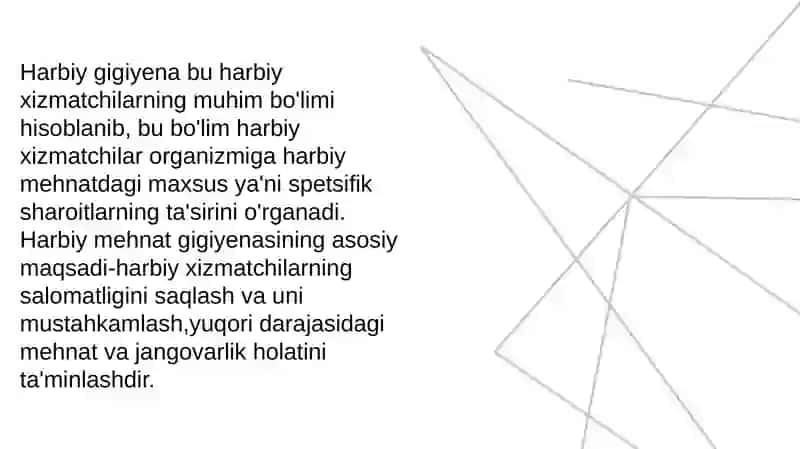Harbiy gigiyena qoidalari 3
