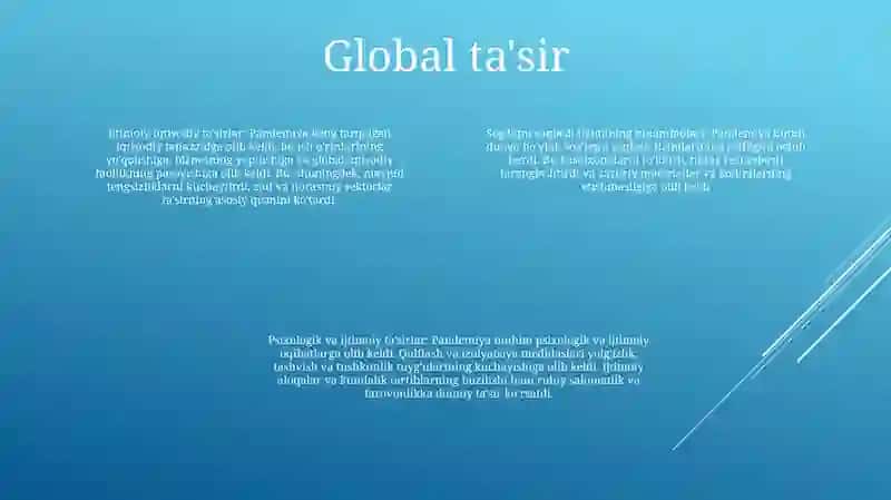 Pandimeya Xxi Asrning Global Muommosi Va Uning Oqibatlari 3