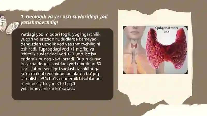 Endemik buqoqning kelib chiqish shart sharoiti va muhitga bog'liq xususiyatlari 3
