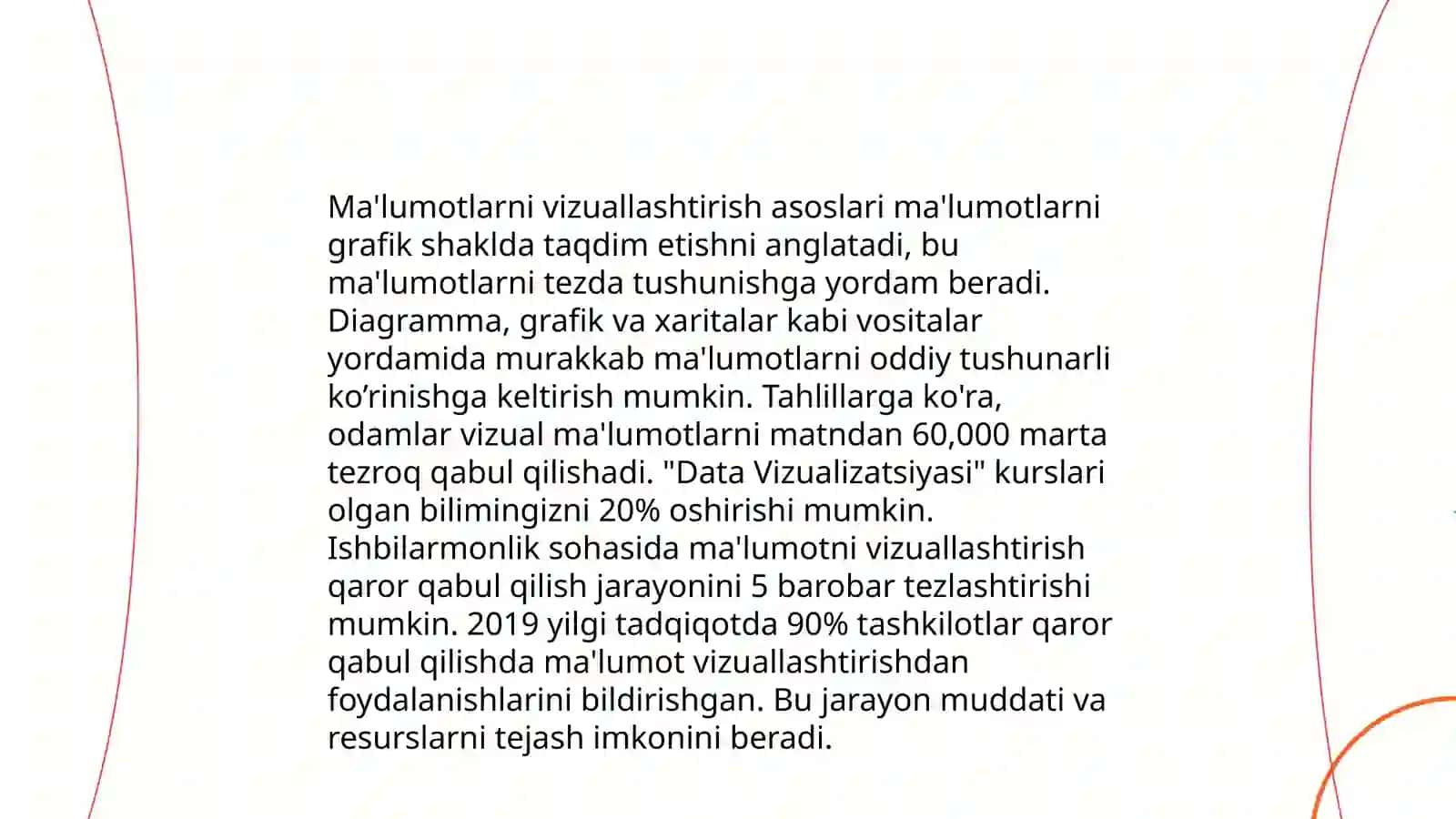 Ma'lumotlarni vizuallashtirish asoslari 3