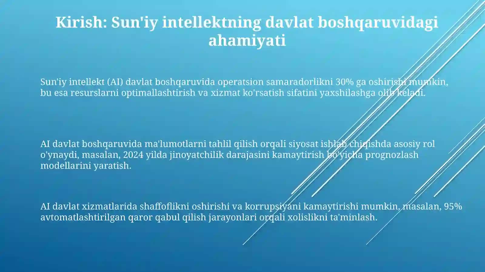 Davlat Boshqaruvida SI ni qo‘llash asosida 3