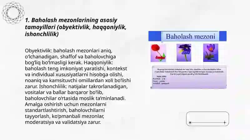 Baholash mezonlari 3