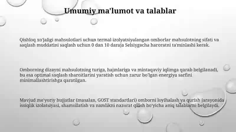 Termal izolyatsiyalangan omborlar 3