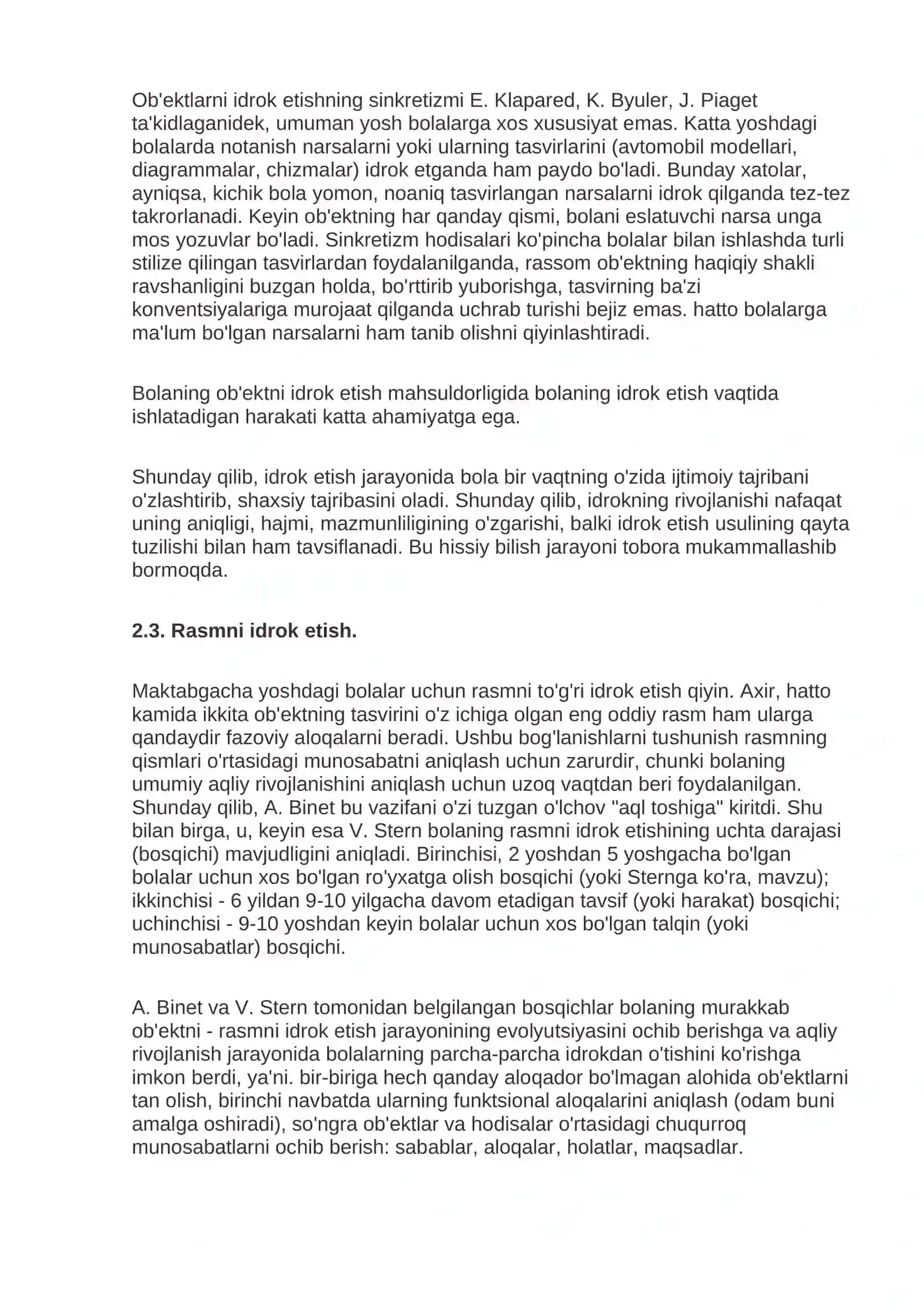 Maktabgacha yoshdagi bolalarda idrok etishning rivojlanishi 3