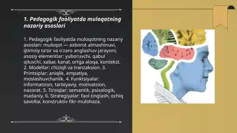 Umumiy Psixologiya Fanidan Taqdimoti 3