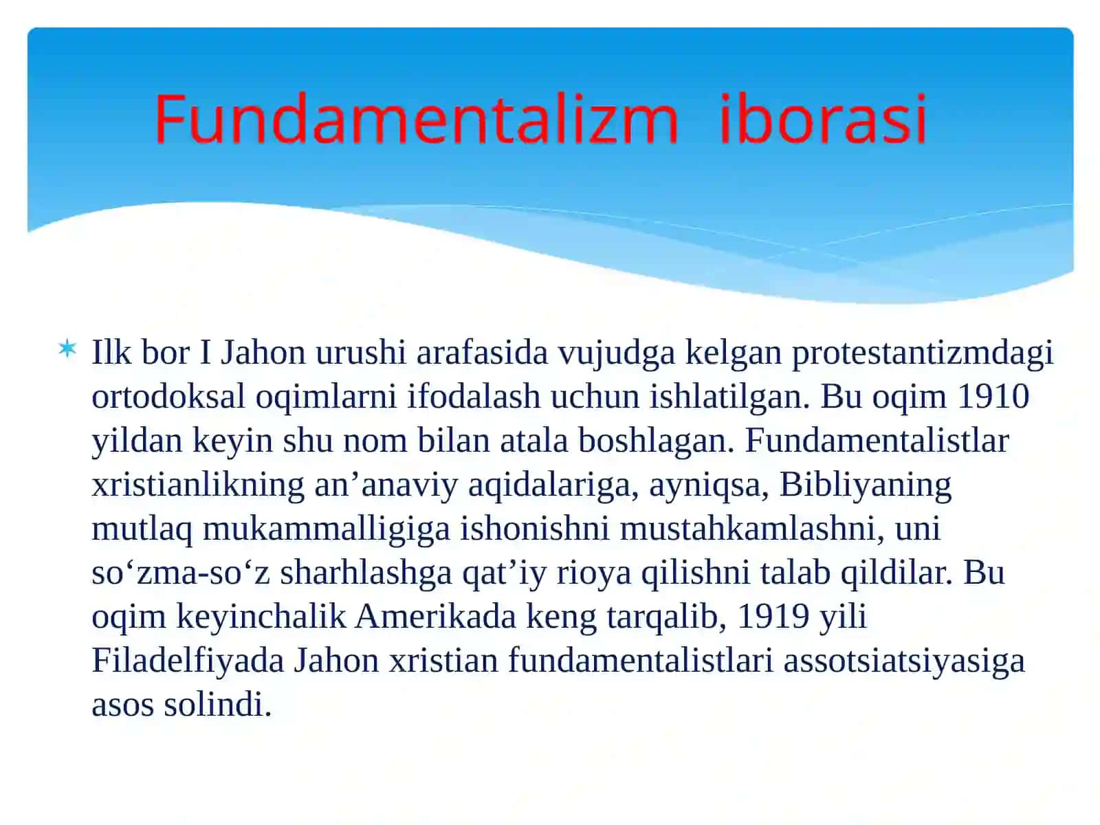 13-mavzu.Diniy fundamentalizm, radikalizm va terrorizmning tarixi va yo'nalishlari 3