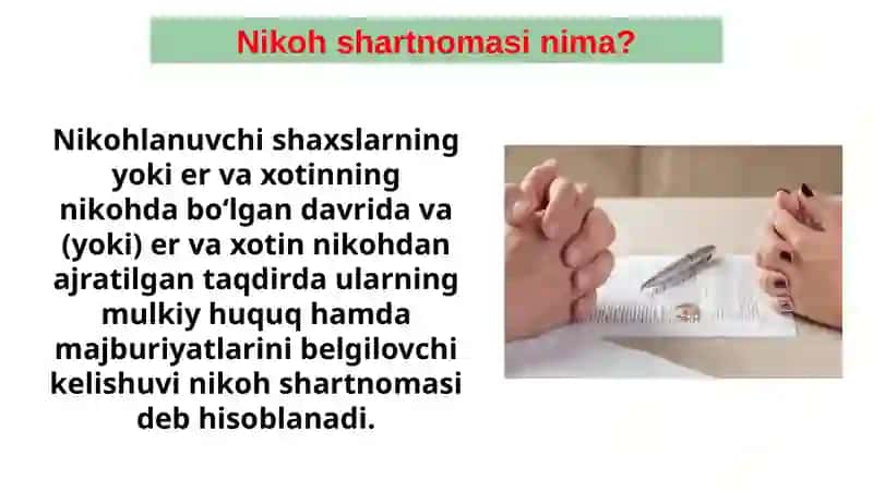 Er-xotin mol-mulkining shartnomaviy tartibi. 3