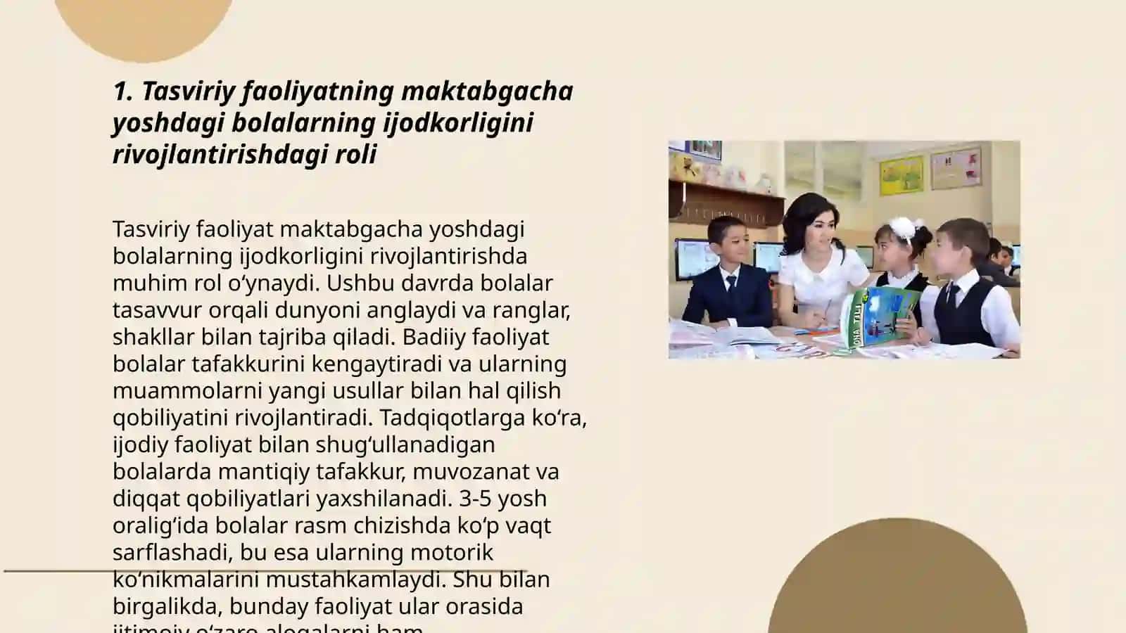 Maktabgacha yoshdagi bolalarni har tomonlama rivojlantirishda tasviriy faoliyat ahamiyati 3
