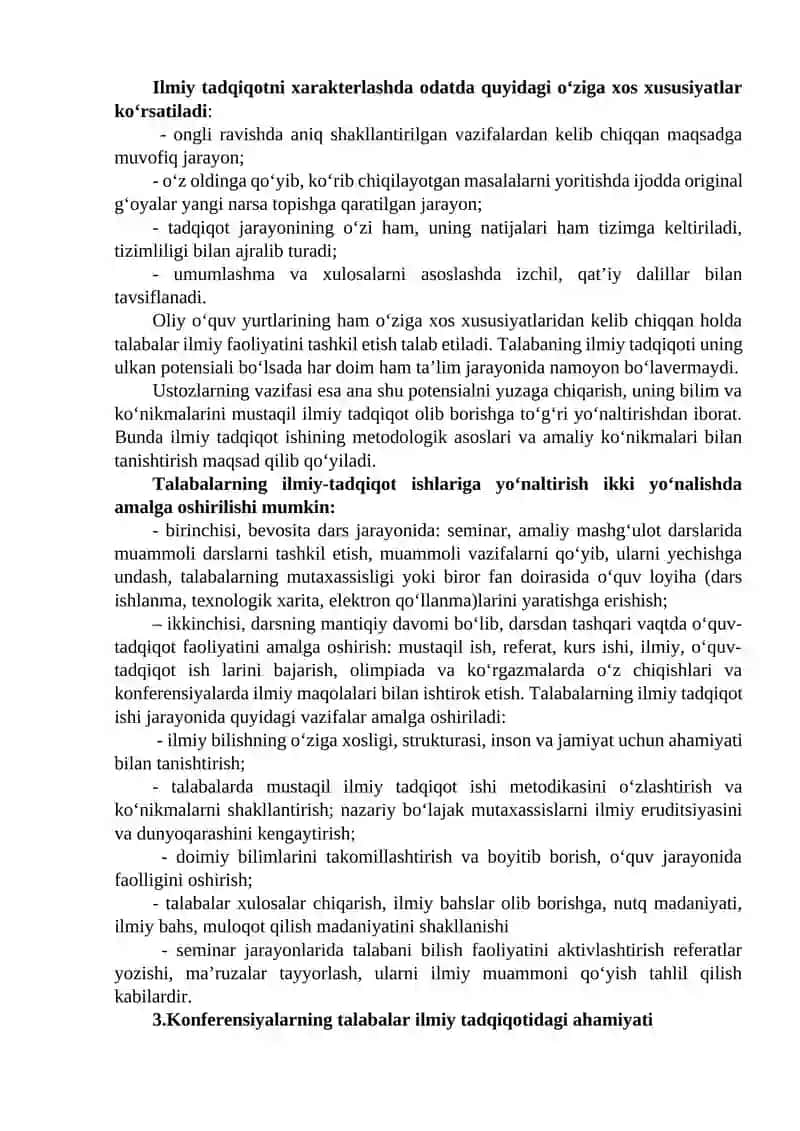 TALABALAR ILMIY FAOLIYATINI TASHKIL QILISH 3