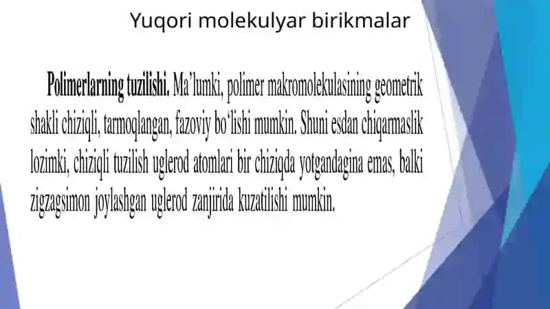 Polimerlar va polimerlanish 3