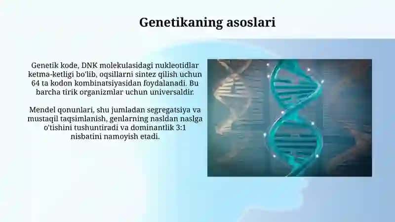 Genetik va irsiy kasalliklar haqida tushuncha 3